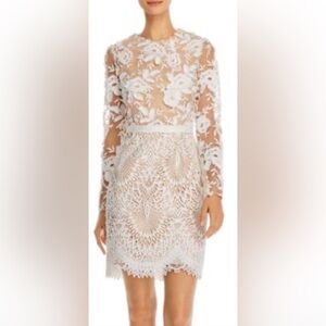 ml monique lhuillier calypso lace dress Monique Lhuillier | Dresses | Monique Lhuillier Floral Lace Calypso Dress